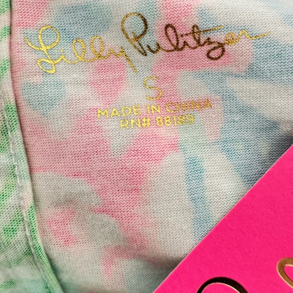 NWT Lilly Pulitzer Sz S Bailee Dress Multi Coral Bay Print - Picture 10 of 13